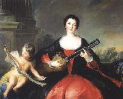 Jjean-Marc nattier Repro painting of Philippine elisabeth d'Orleans or her sister Louise Anne de Bourbon oil painting